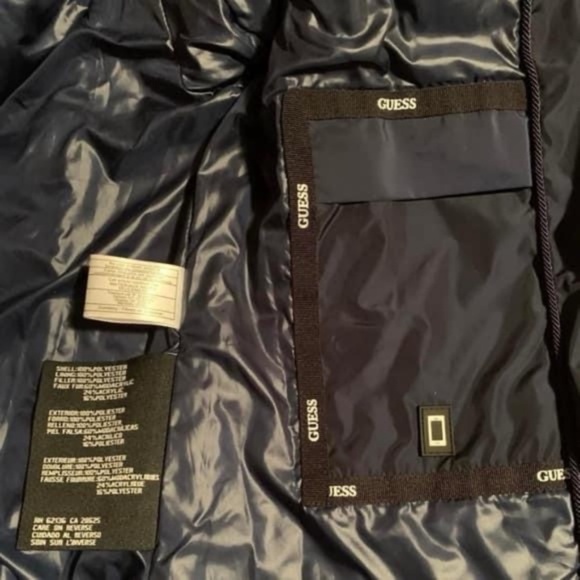 Guess Quilted Faux Fur-Trim Puffer Jacket - Picture 11 of 12